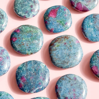 Ruby Kyanite Mini Flat Tumble