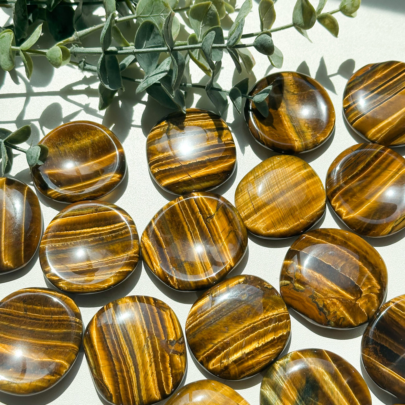 Tiger Eye Worry Stone