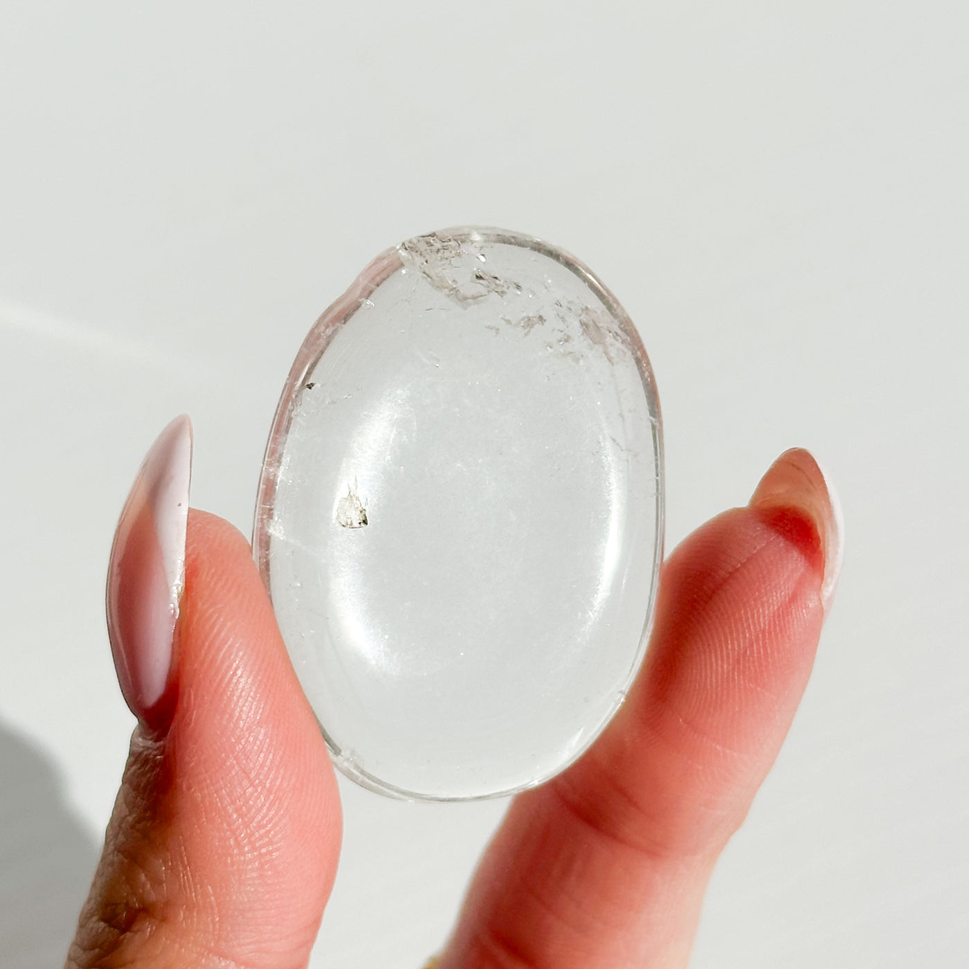 Clear Quartz Mini Flat Stone