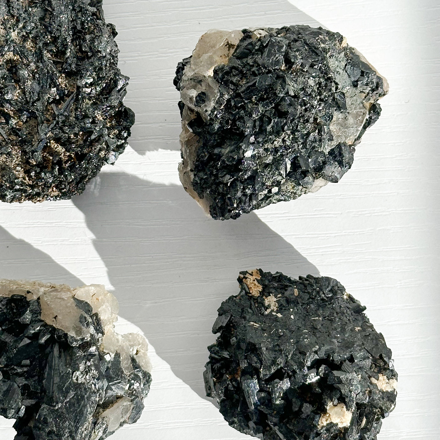 Black Tourmaline Cluster