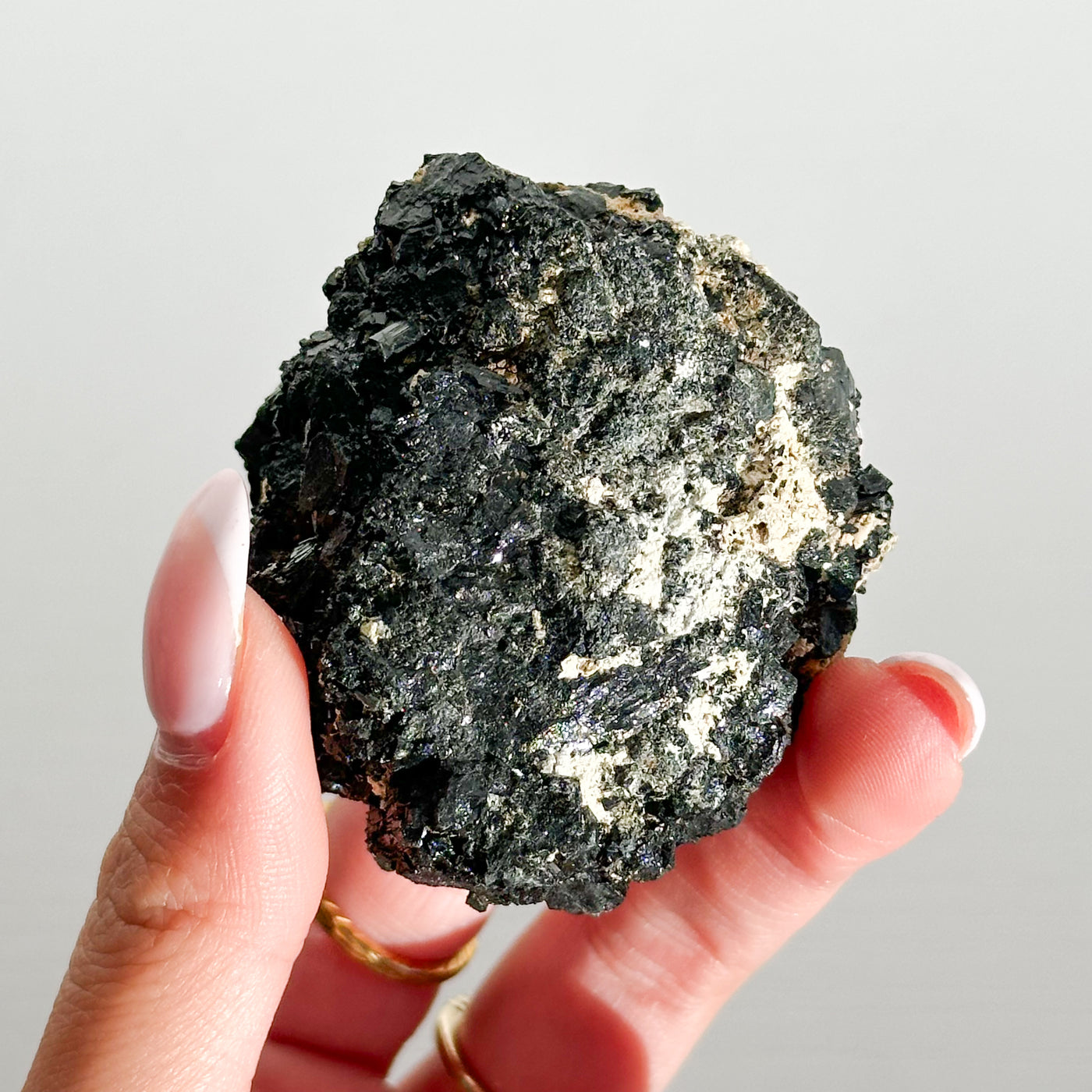 Black Tourmaline Cluster