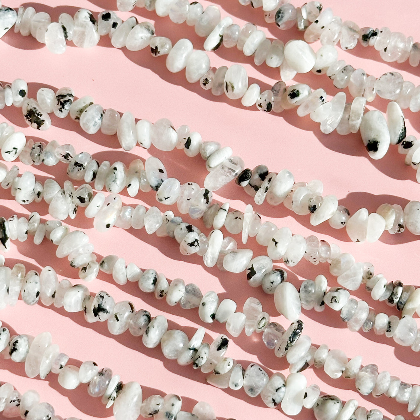 Moonstone Chipped Beads Strand