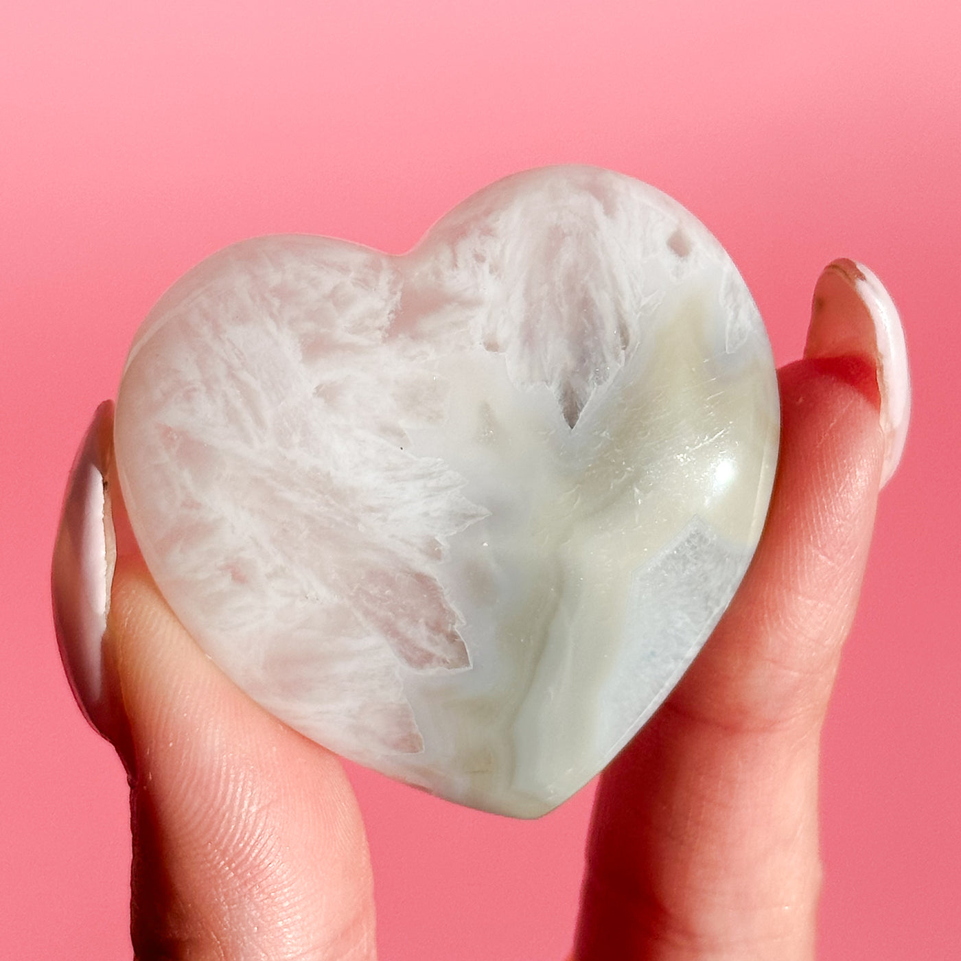 Agate with Quartz Heart