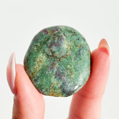 Ruby Fuchsite Flat Stone - MINI