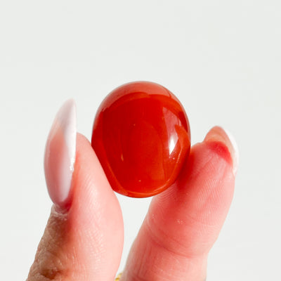 Carnelian Flat Stone - MINI