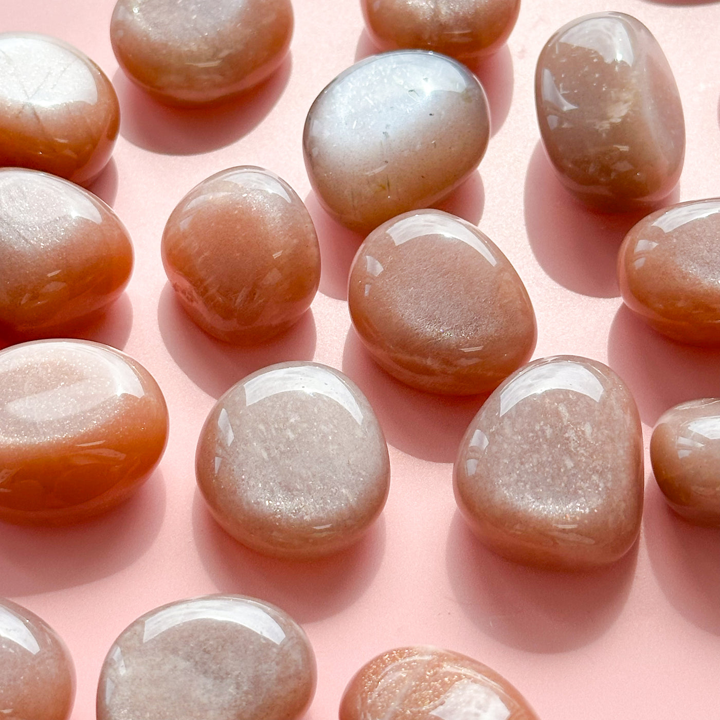 Peach Moonstone Tumble