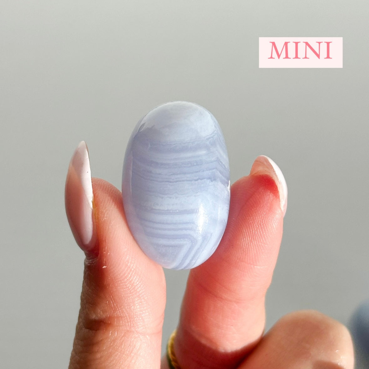 Blue Lace Agate Shiva Lingam