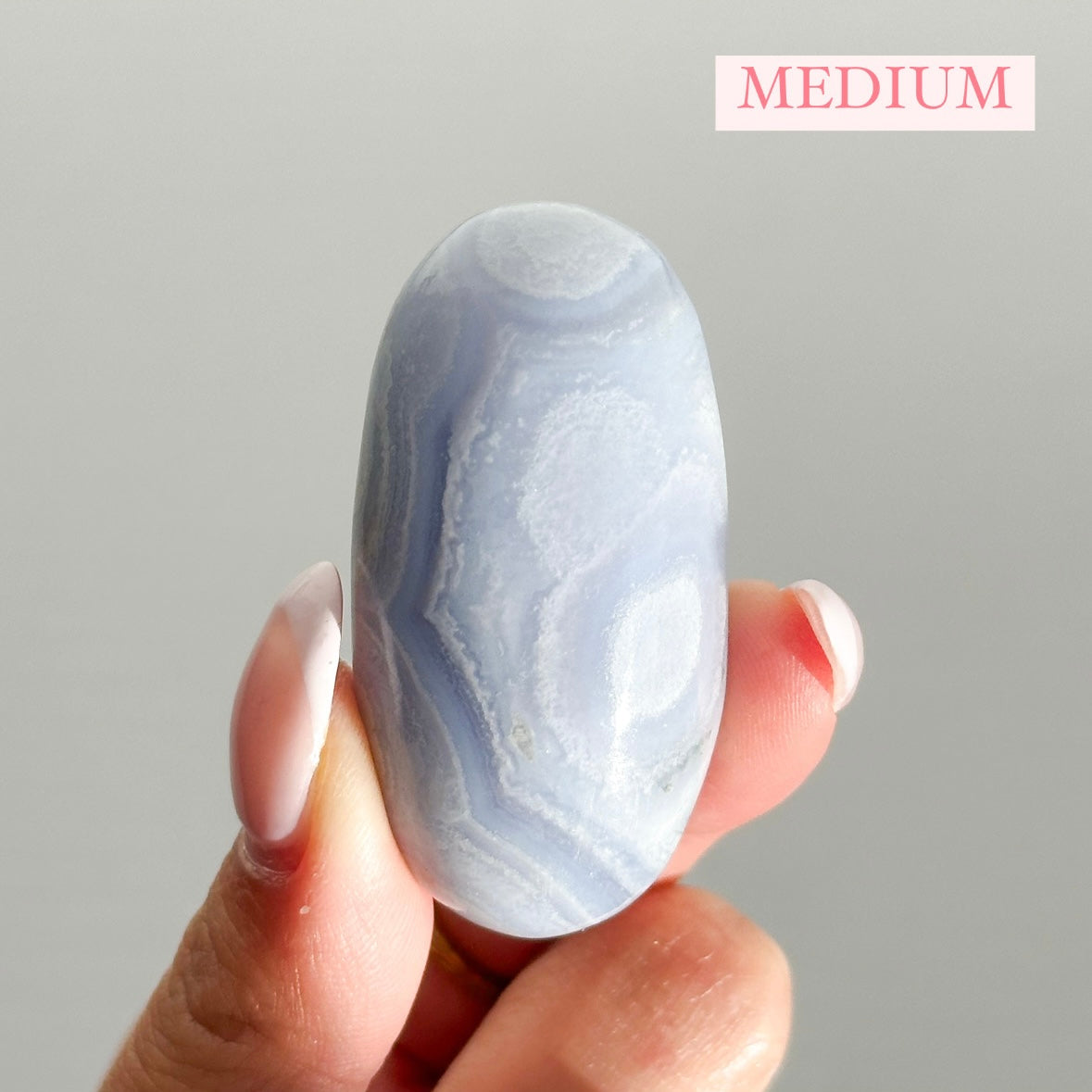 Blue Lace Agate Shiva Lingam