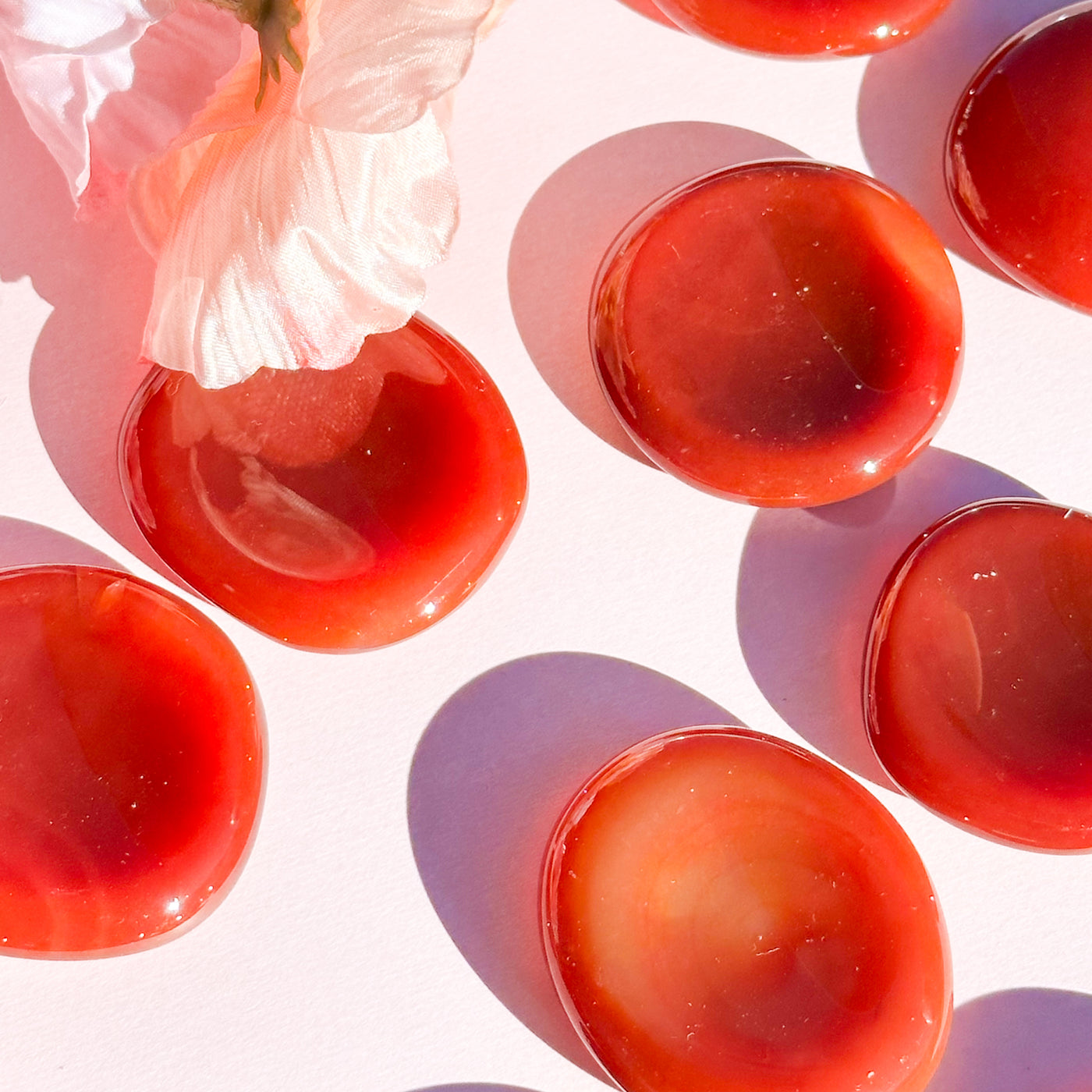 Carnelian Worry Stone