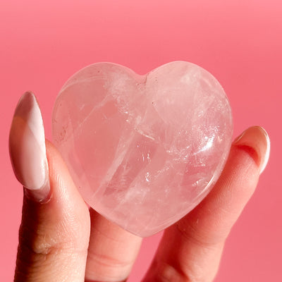 Rose Quartz Heart Small