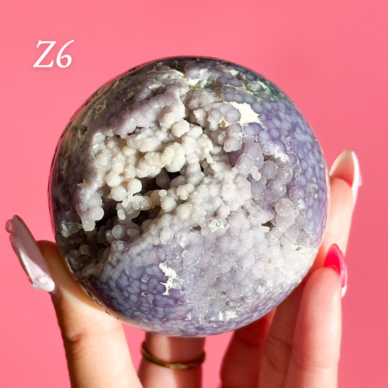 Grape Agate Sphere