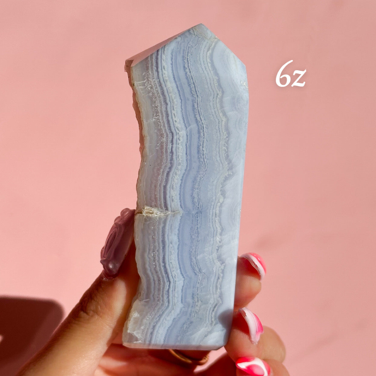 Blue Lace Agate Tower