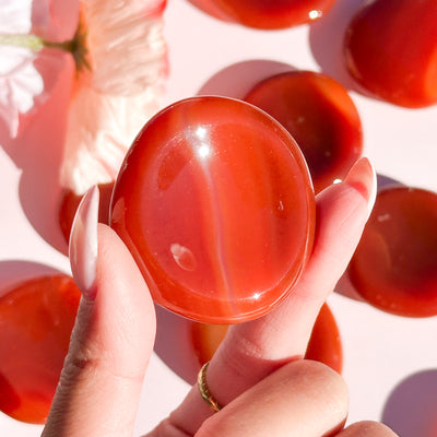 Carnelian Worry Stone