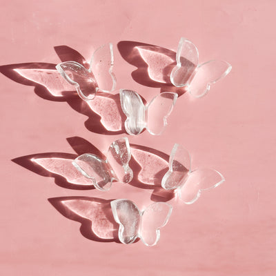 Clear Quartz Mini Butterfly