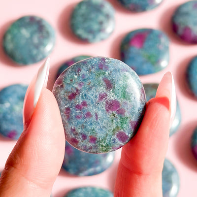 Ruby Kyanite Mini Flat Tumble