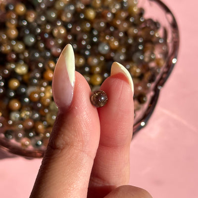 TEN Assorted Rutilated Quartz Mini Sphere