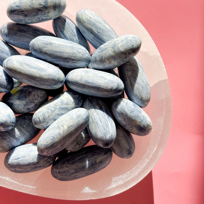 Blue Kyanite Shiva Lingam