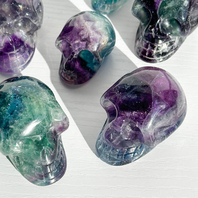 Fluorite Skull