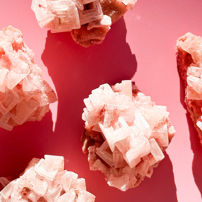 Pink Halite Cluster SMALL