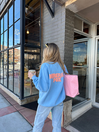 I Love Your Energy Sweatshirt - Blue/Peach