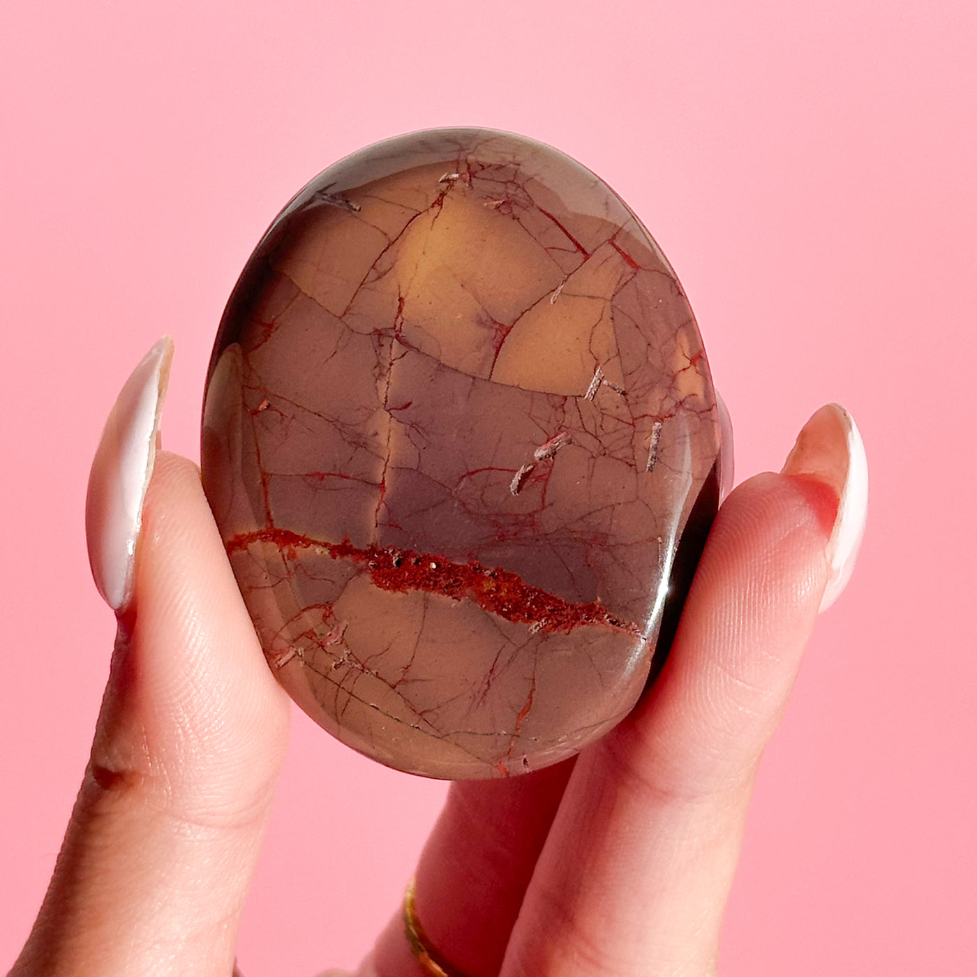 Mookaite Worry Stone