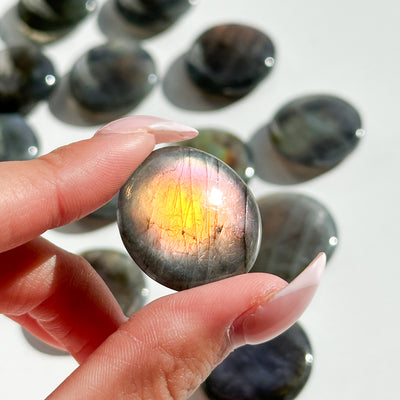 Rainbow Labradorite Flat Stone