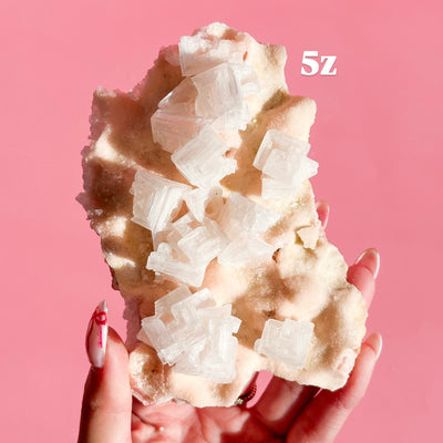 Pink Halite Cluster XL