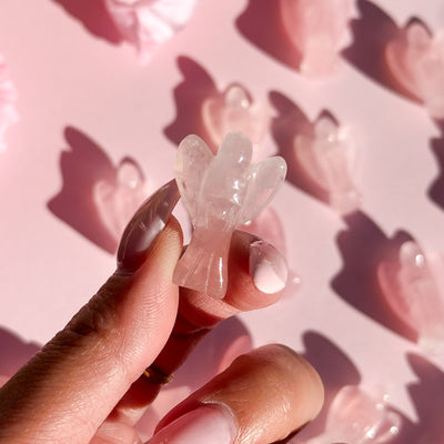 Rose Quartz Mini Angel