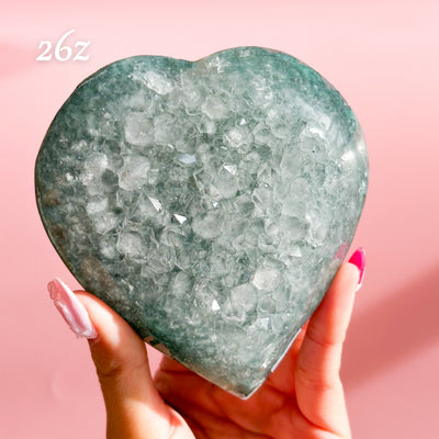 Druzy Amethyst Heart from Brazil