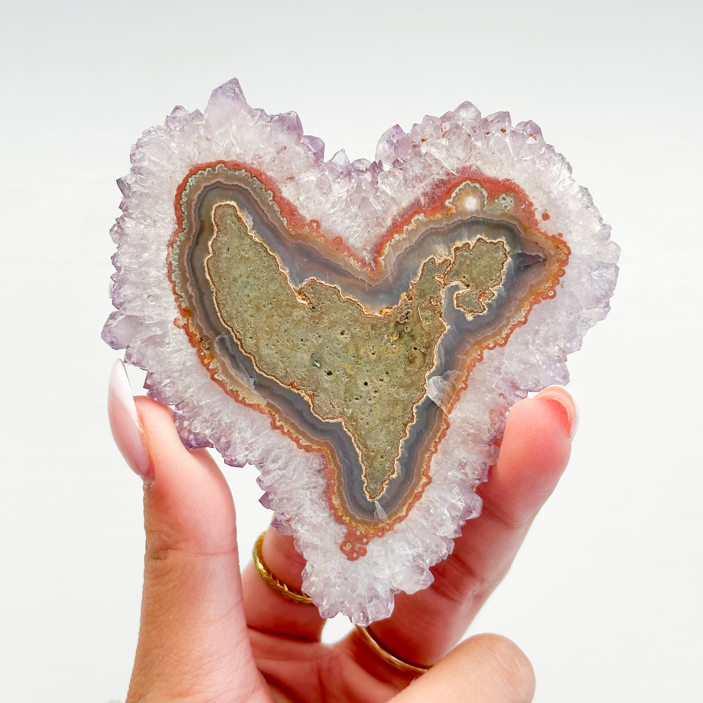 Amethyst Stalactite Slice