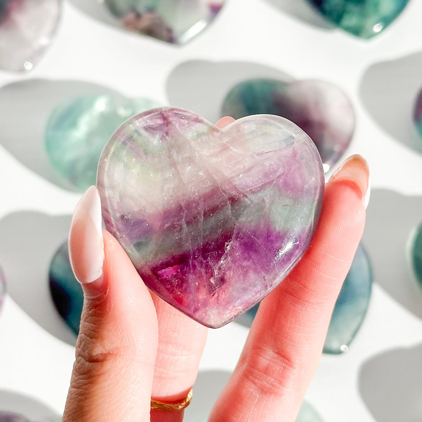 Fluorite Heart