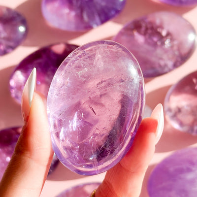 Amethyst Palmstone