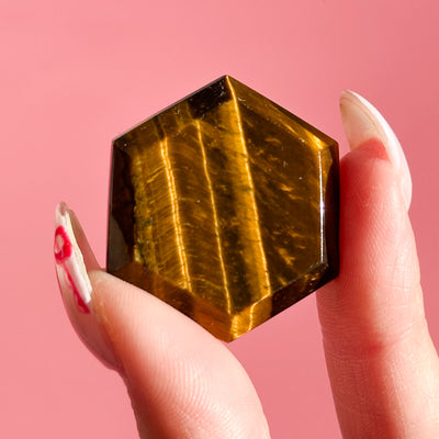 Tiger Eye Hexagon