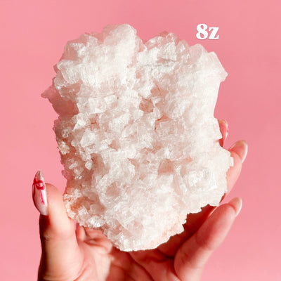 Pink Halite Cluster XL