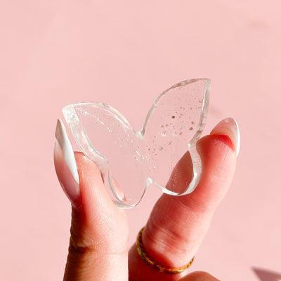 Clear Quartz Mini Butterfly