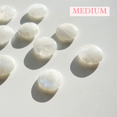 Rainbow Moonstone Flat Stone