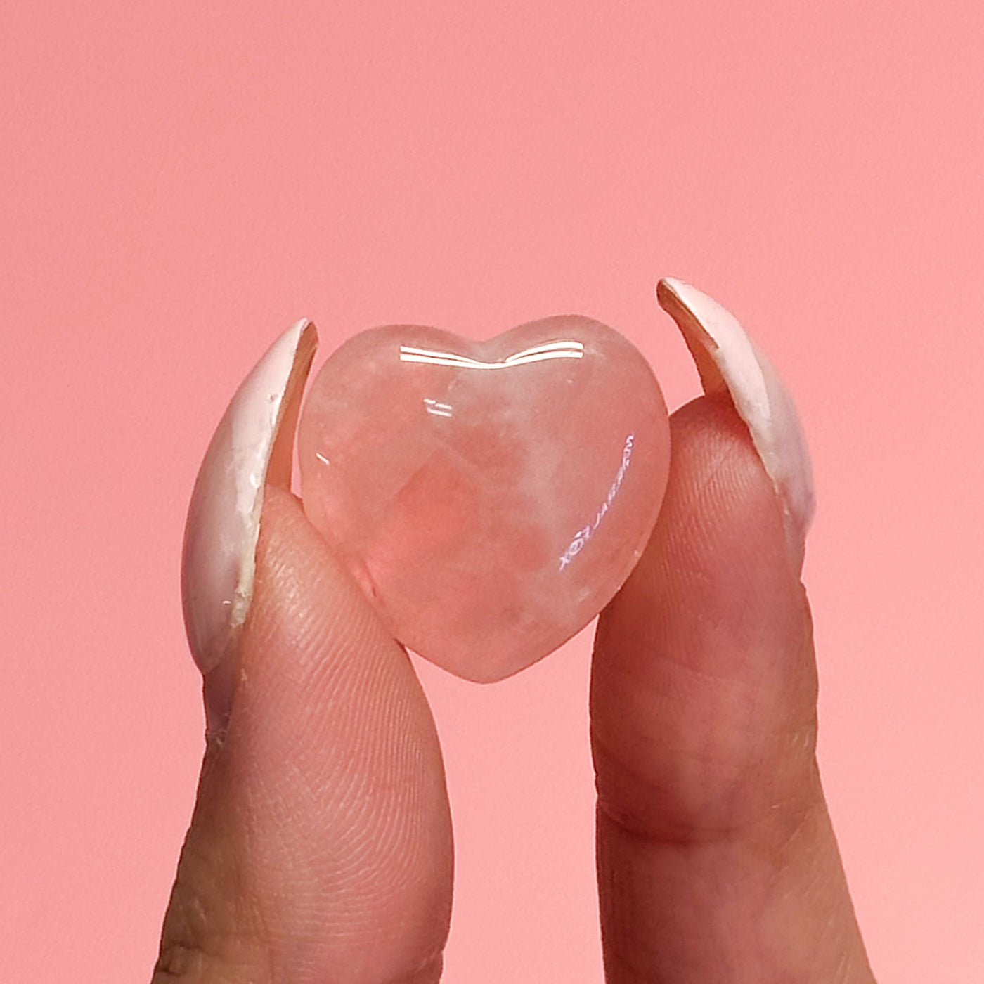 Rose Quartz Mini Heart