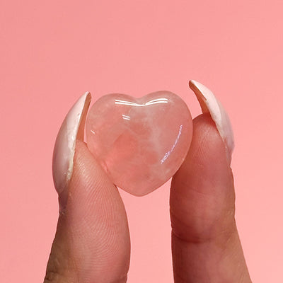 Rose Quartz Mini Heart