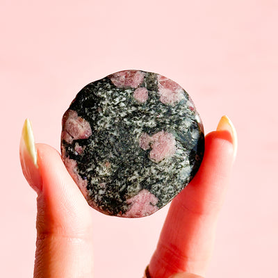 Ruby Schist Flat Stone