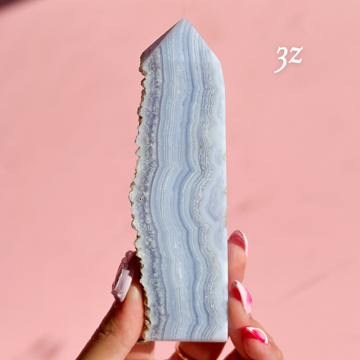 Blue Lace Agate Tower