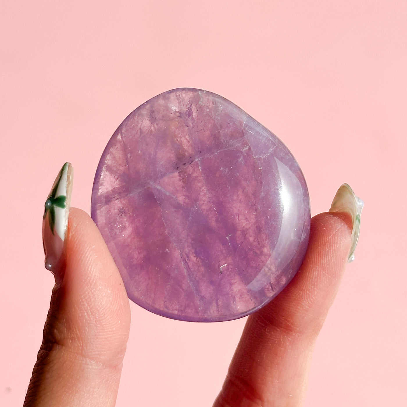 Amethyst Flat Stone