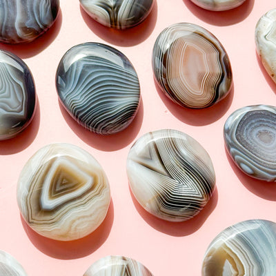 Botswana Agate Flat Stone