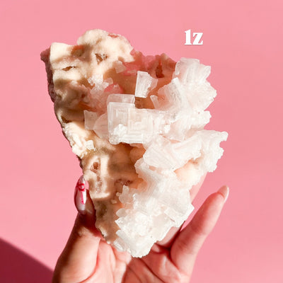 Pink Halite Cluster XL