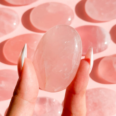 Rose Quartz Small Palmstone