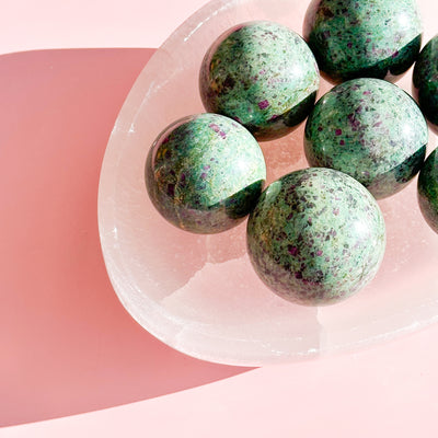 Ruby Fuchsite Medium Sphere