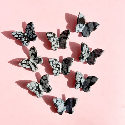 Snowflake Obsidian Mini Butterfly