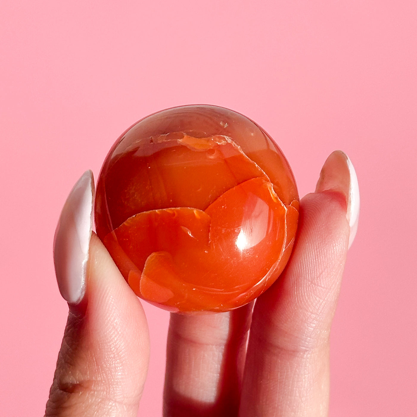 Carnelian Pebble Palmstone