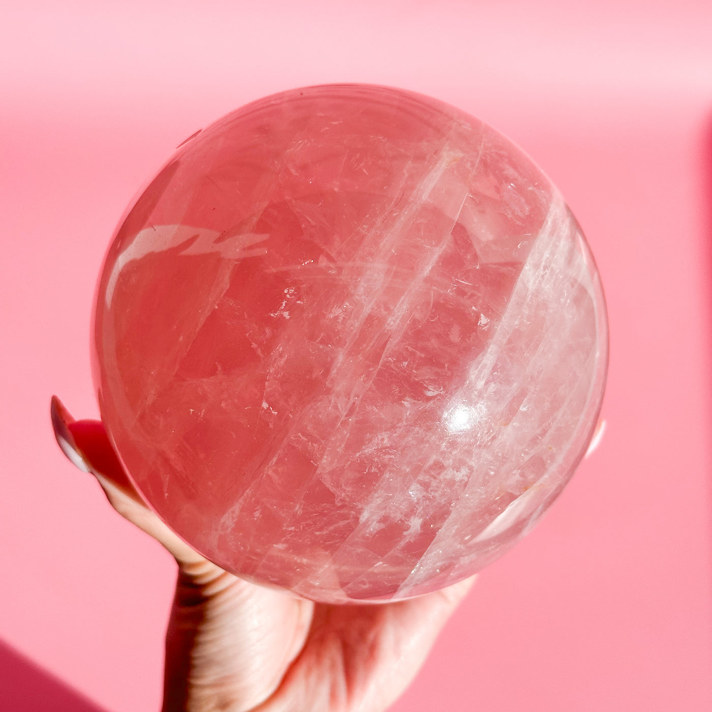 Rose Quartz Sphere XL