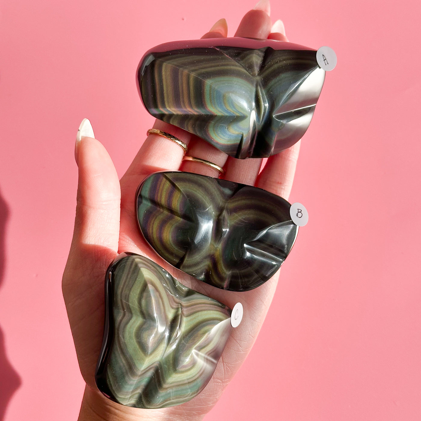 Rainbow Obsidan Butterfly