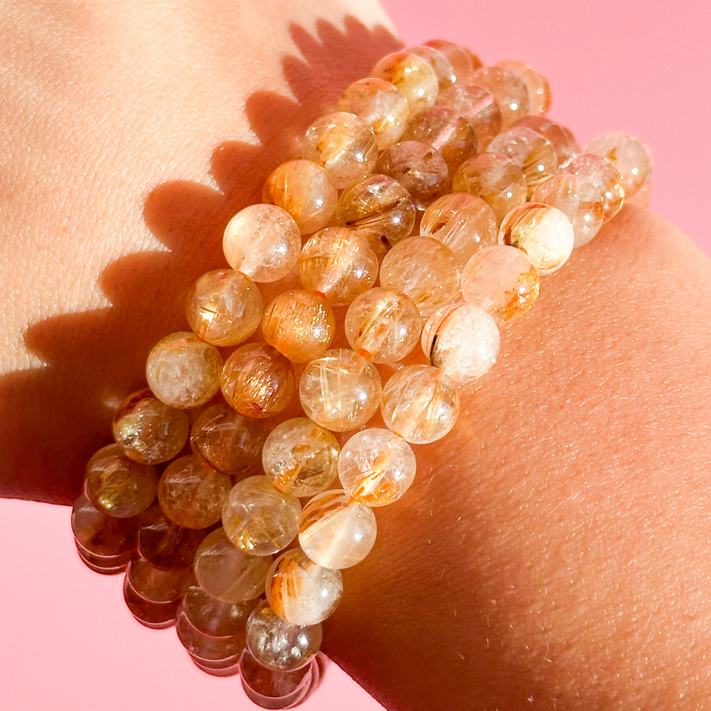 Rutilated Quartz Bracelet